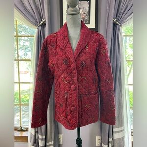 Vintage Donna Sharp Quilted Jacket